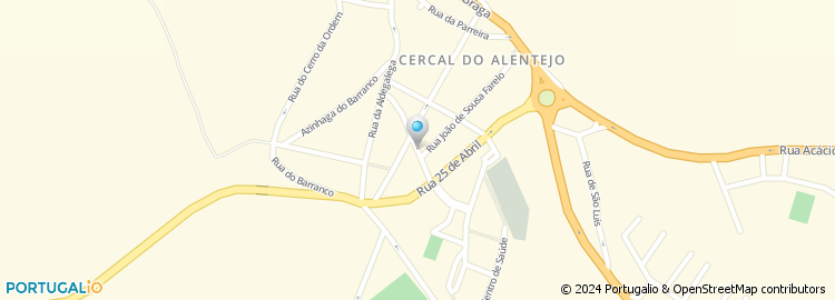 Mapa de Rua Padre João Tomé