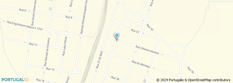 Mapa de Rua Doutor Manuel Freire Geraldes