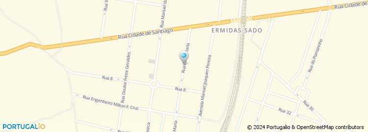 Mapa de Rua Luísa Maria