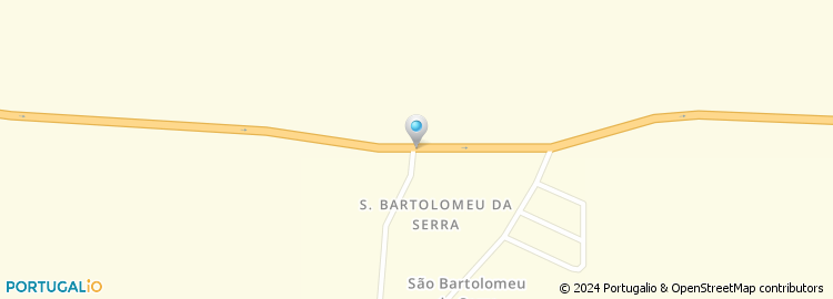 Mapa de São Bartolomeu da Serra