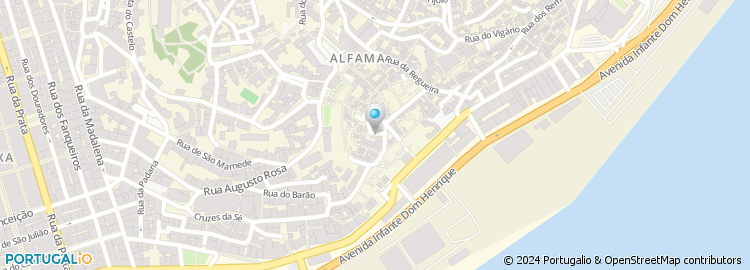 Mapa de Santo Antonio de Alfama, Actividades Hoteleiras, Lda