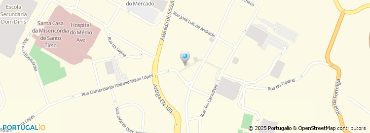 Mapa de Apartado 189, Santo Tirso