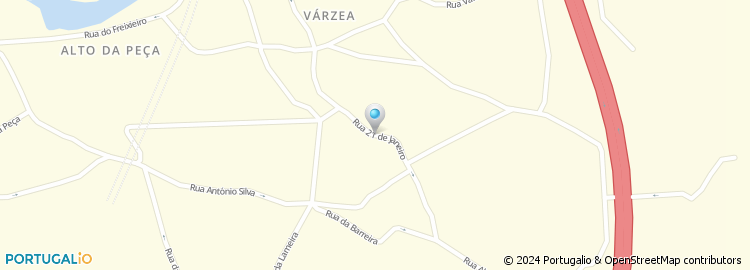 Mapa de Rua 21 de Janeiro