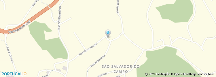 Mapa de Rua do Alto do Monte