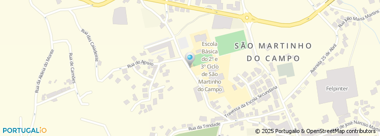 Mapa de Rua da Escola Secundária