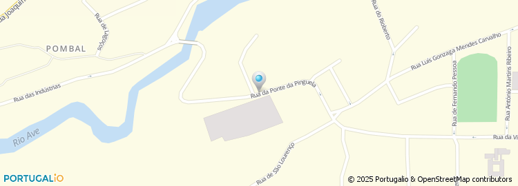 Mapa de Rua da Ponte da Pinguela