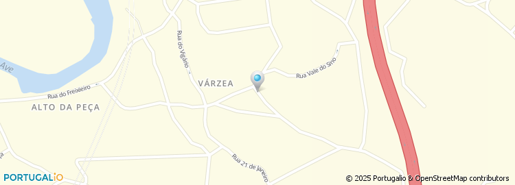 Mapa de Rua da Presa