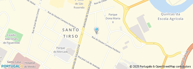 Mapa de Rua de Chãos