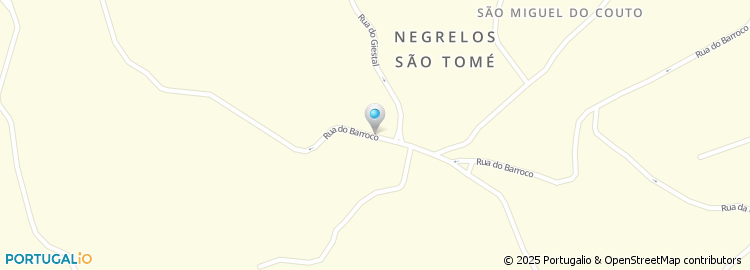 Mapa de Rua de São Tomé