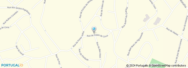 Mapa de Rua Friaes de Cima
