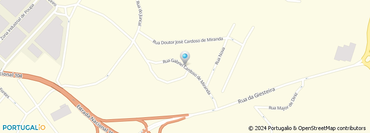 Mapa de Rua Gabriel Cardoso Miranda