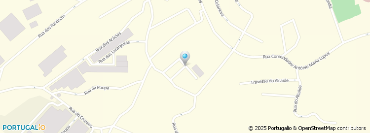 Mapa de Rua Pedro Nunes