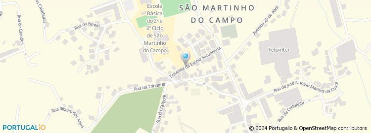 Mapa de Rua Benjamim Martins Rodrigues