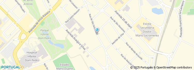 Mapa de Santos Vieira & Lourenço, Lda