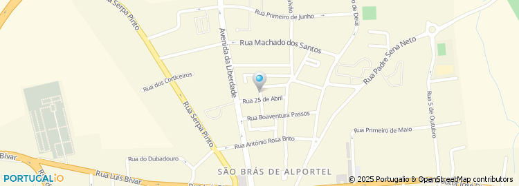 Mapa de Rua Bernardo Rodrigues de Passos