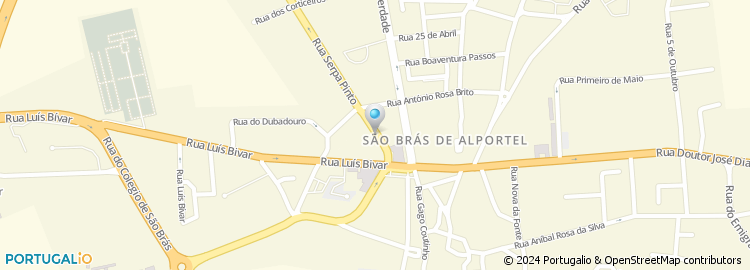 Mapa de Rua Doutor Evaristo Sousa Gago