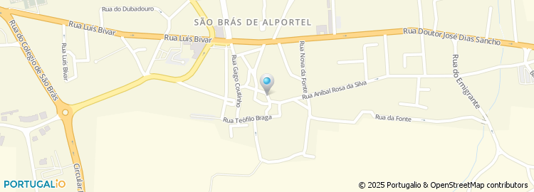 Mapa de Rua Ferreira de Almeida