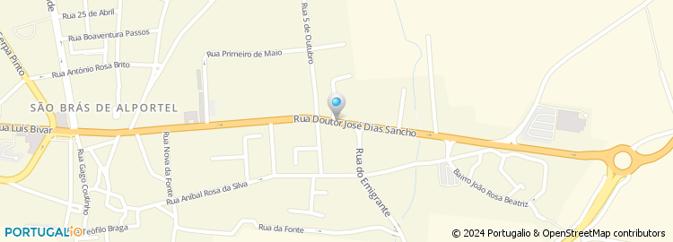 Mapa de Rua Doutor José Dias Sancho