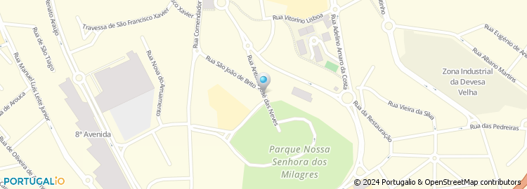 Mapa de Rua António José das Neves