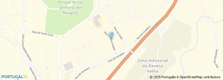 Mapa de Rua António Nobre