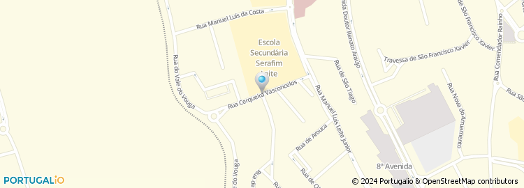 Mapa de Rua Cerqueira Vasconcelos