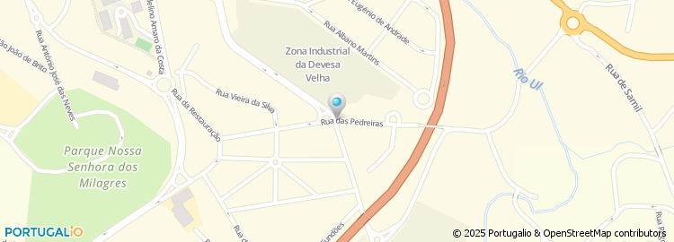 Mapa de Rua das Pedreiras