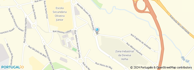 Mapa de Rua Doutor Adolfo Coutinho