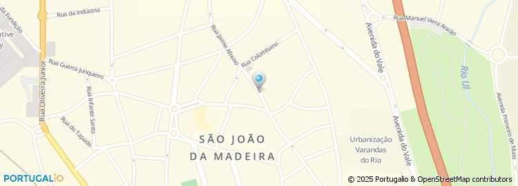 Mapa de Rua Jaime Afreixo