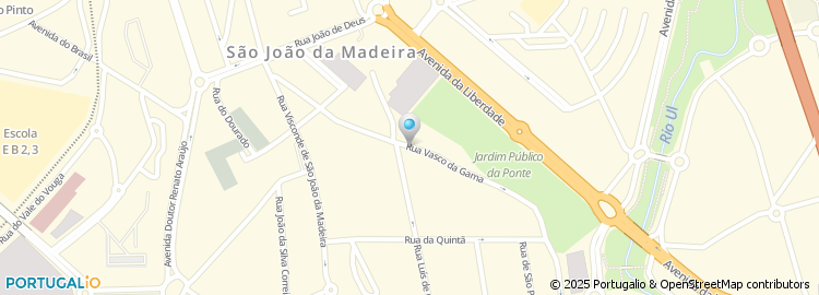 Mapa de Rua Vasco da Gama