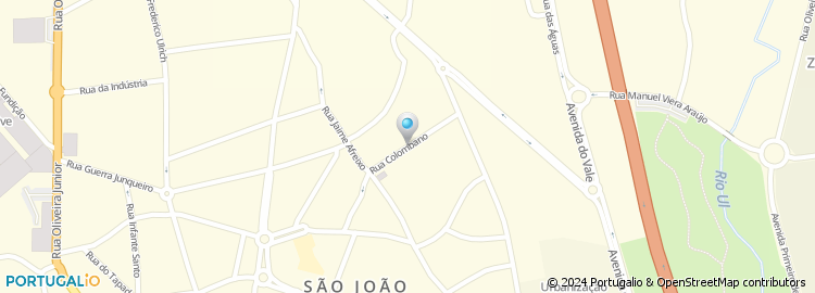 Mapa de Rua de Columbano