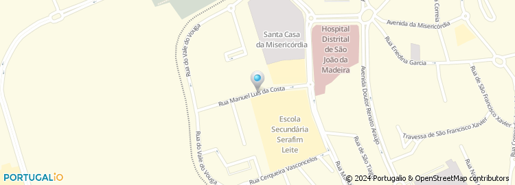 Mapa de Rua Manuel Luís da Costa