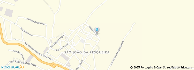 Mapa de Rua da Cruz