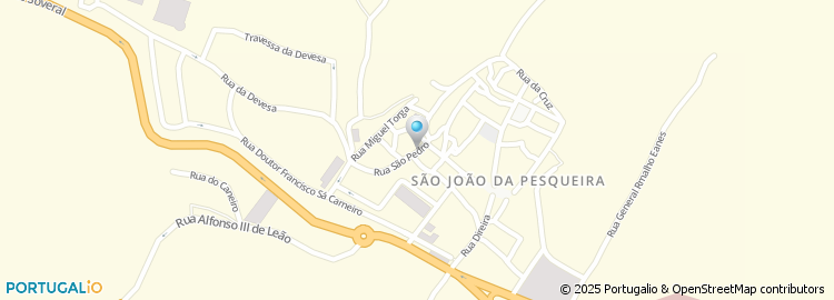 Mapa de Rua de São Pedro