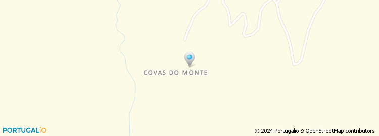 Mapa de Covas do Monte