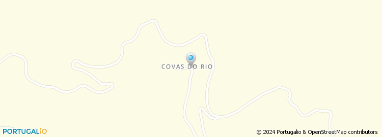 Mapa de Covas do Rio