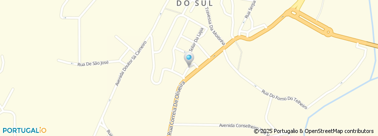 Mapa de Rua Além da Fonte