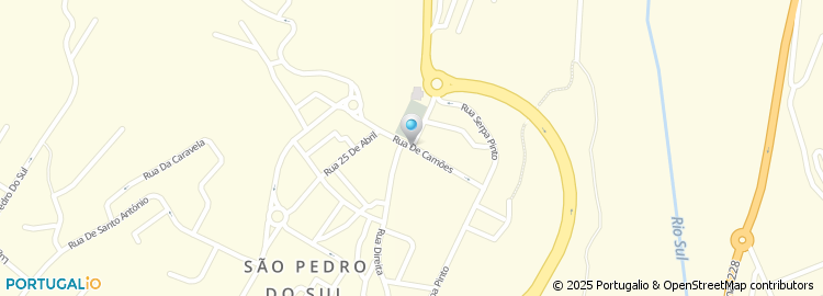 Mapa de Rua de Camões