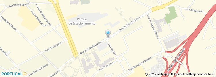 Mapa de Secretaria Notarial de Matosinhos