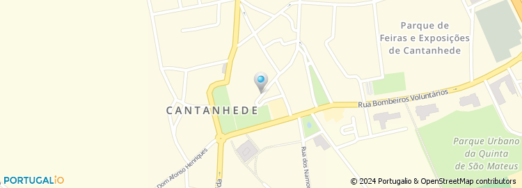 Mapa de Secretaria Paroquial de Cantanhede