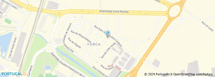 Mapa de SEF, Loja do Cidadão de Aveiro