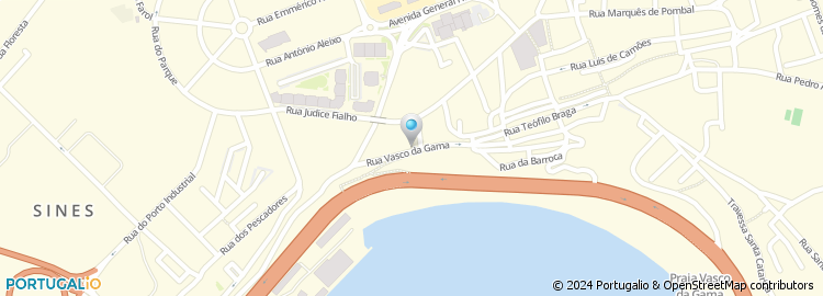 Mapa de SEF, Porto de Sines