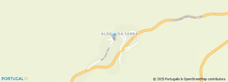 Mapa de Aldeia da Serra