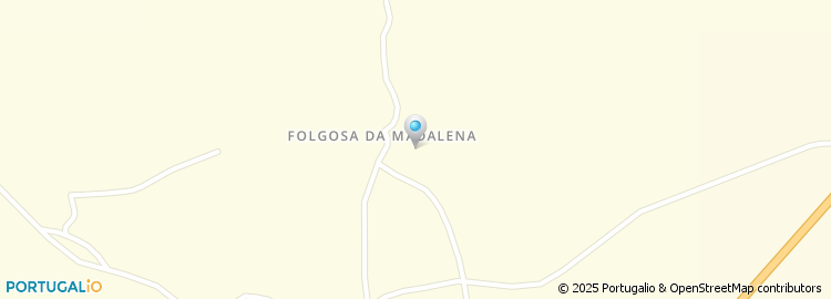 Mapa de Folgosa da Madalena