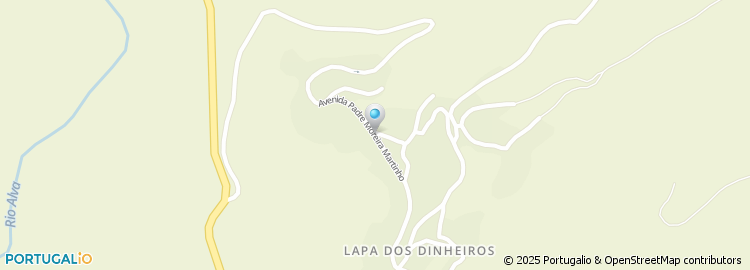 Mapa de Lapa dos Dinheiros