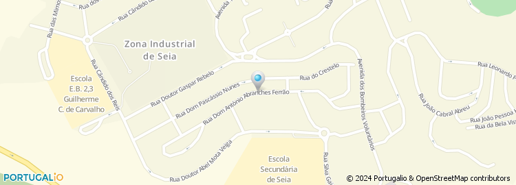 Mapa de Rua Doutor António Abranches Ferrão