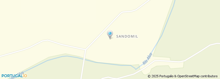 Mapa de Sandomil