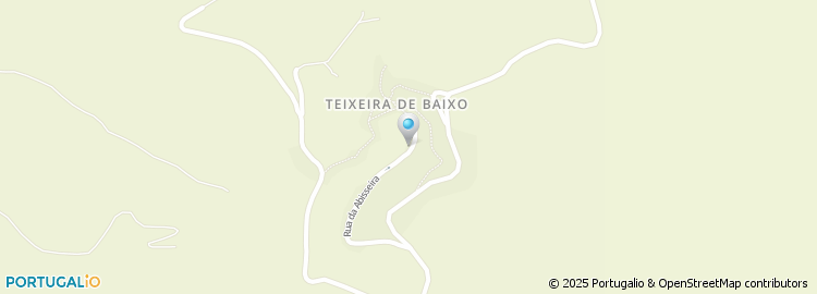 Mapa de Teixeira de Baixo