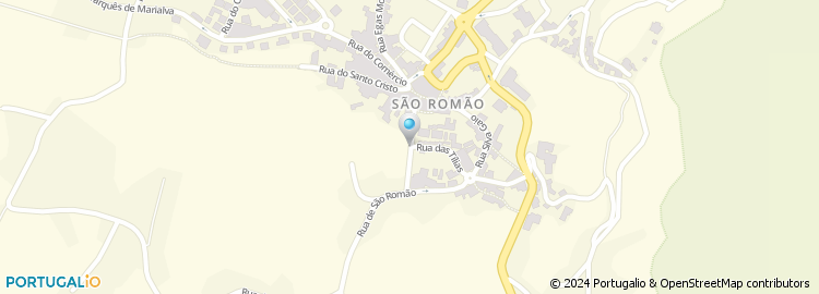 Mapa de Travessa da Rua São Romão