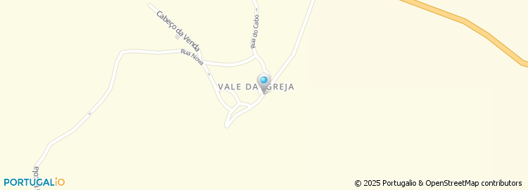 Mapa de Vale da Igreja