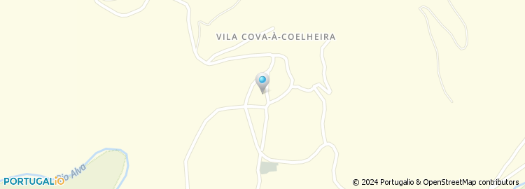 Mapa de Vila Cova à Coelheira